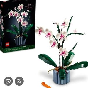 LEGO Orchid Botanical Flower Set